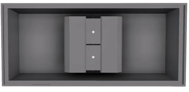 Vent-A-Hood® Designer Series 66" Gunsmoke Island Range Hood-2
