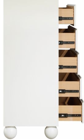 Meridian Furniture Kent Cream Chest-2