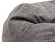 CordaRoy's® Gray Sueded Denim King Bean Bag-1