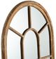 A & B Home Ada Brown/Distressed Whitewash Elongated Mirror-3