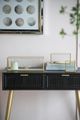 A & B Home 3-Piece Gold Glass Box Set-4