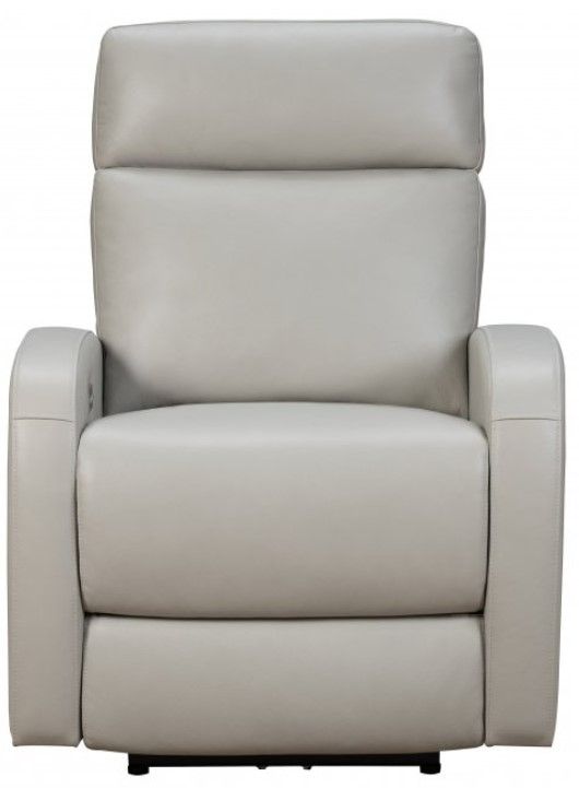 BarcaLounger® Levi Bentley Dove Leather Power Recliner-3