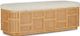 Currey & Company Anisa Natural Parchment Storage Bench-0