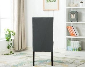 Mazin Furniture Jarvis Pebbled Gray Side Dining Chair-2