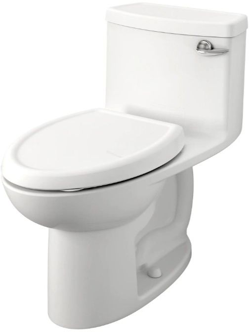 American Standard Cadet® White Compact 3 One-Piece Chair Height Right-Hand Trip Lever Elongated Toilet with Seat-2