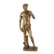 A & B Home Gold David Statue-1