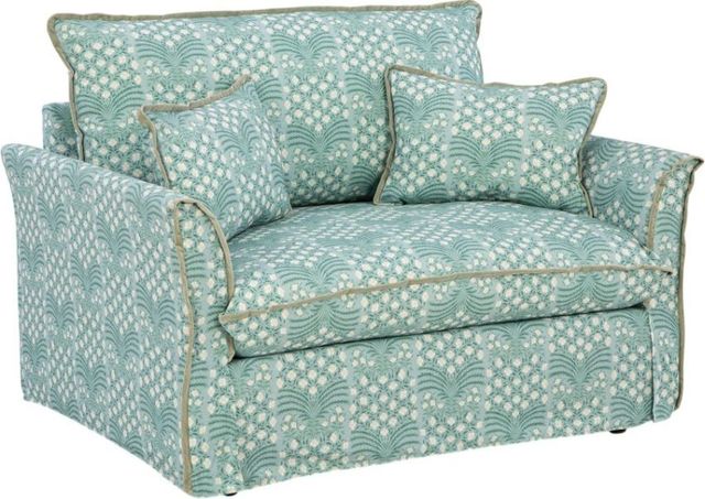 Best® Home Furnishings Customizable Erin & Ben Co. Oxford Chair and a Half with Down Blend Cushions-0