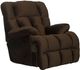 Catnapper® Cloud 12 Chocolate Power Lay Flat Chaise Recliner-0