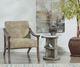 Coast2Coast Home™ Lakeport White Chairside Table with Gray Base-1