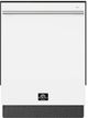 FORNO® Romano Espresso 24" White Top Control Built In Dishwasher -2