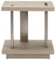 Bernhardt Solaria Dune Side Table with Aluminum Leg -2