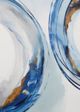Stylecraft Blue Water Rings II Blue/Brown/Off-White Wall Art-1