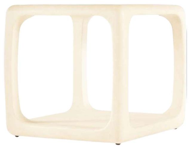 Hooker® Furniture Westwood Alabaster Plaster White End Table-3