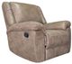 Furniture of America® Jambi Brown Manual Rocker Recliner-0
