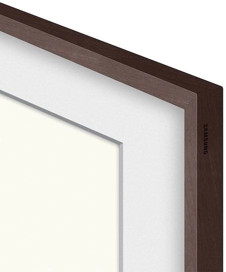 Samsung The Frame Customizable 50" Modern Brown Bezel