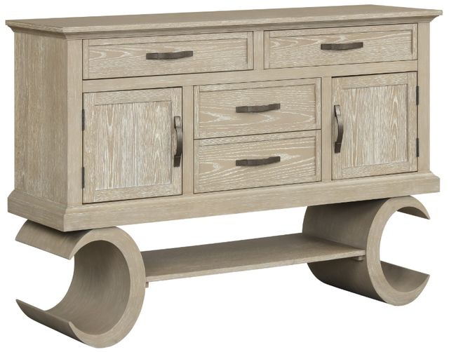 New Classic® Home Furnishings Gwendolyn Cerused Taupe Server-0