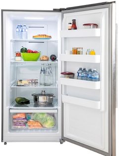FORNO® Rizzuto 28 in. 13.8 Cu.Ft  Stainless Steel Column Refrigerator