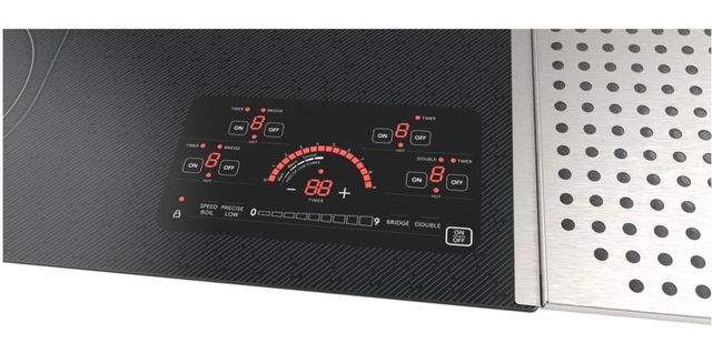Sharp® 24" Black with Stainless Steel Side Trims Electric Cooktop-3