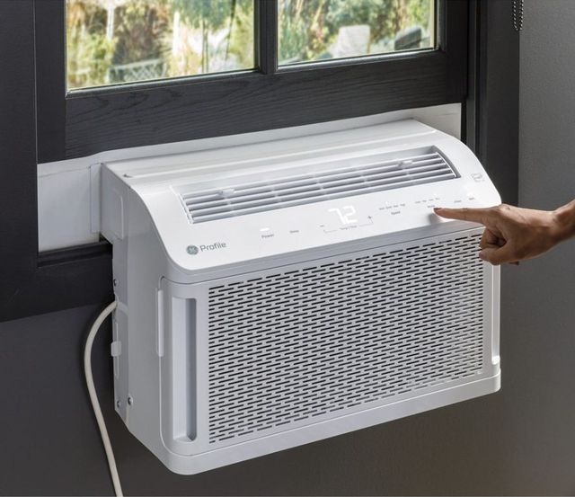 GE Profile™ 8300 BTU's White Window Mount Air Conditioner-1
