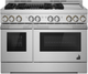 JennAir® RISE™ 48" Stainless Steel Pro Style Gas Range-0