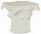 Century® Outdoor Complements Corinthian White Column Side Table-0