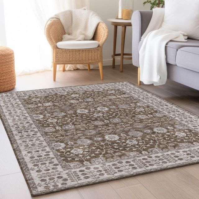 Dalyn™ Rug Company Hatay HY8 Chocolate 5'x8' Area Rug-4