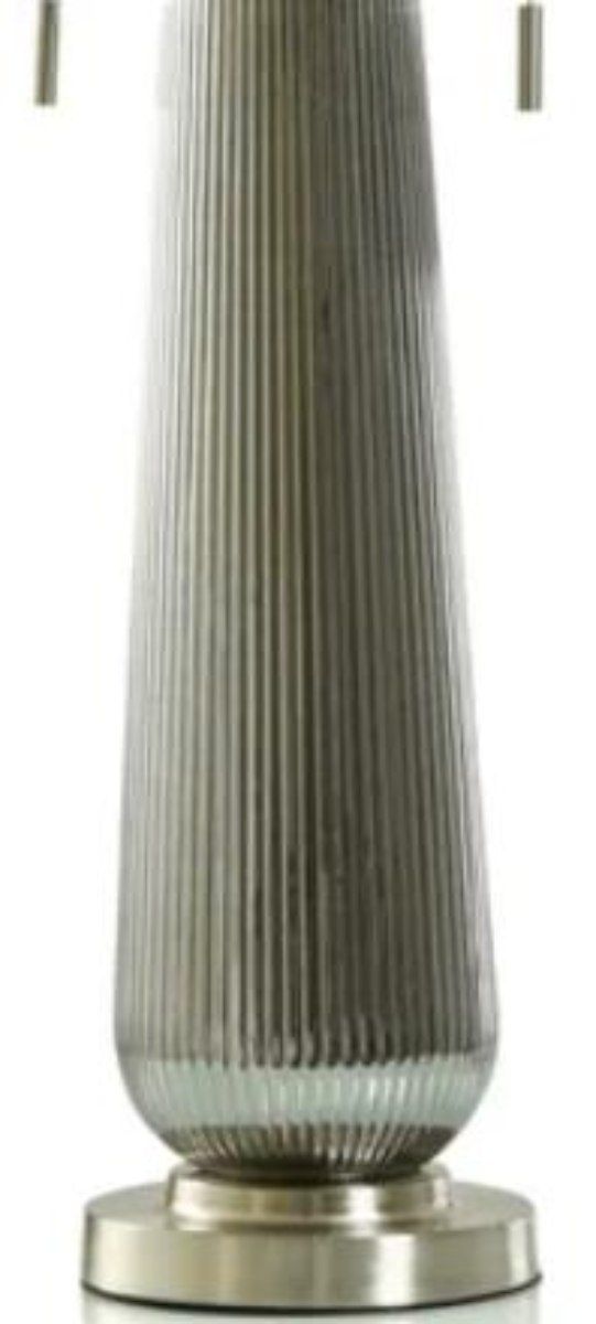 Stylecraft Nickel/Off-White Table Lamp -2