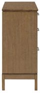 Whittier Wood® Furniture Bailey Nutmeg 60" Low Dresser-4