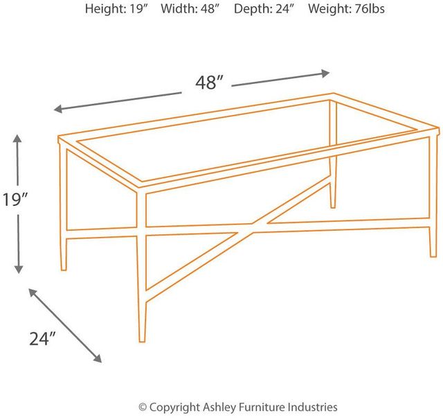 Signature Design by Ashley® Augeron 3-Piece Black Occasional Table Set-3