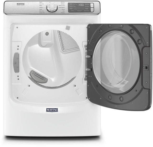 Maytag® 7.3 Cu. Ft. White Front Load Gas Dryer-1