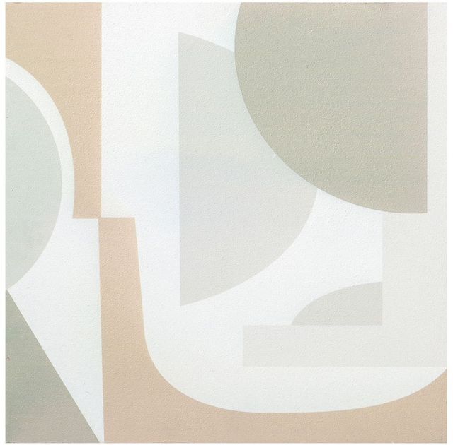 Moe's Home Collection Affinity II Beige/Gray Print-0