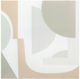 Moe's Home Collection Affinity II Beige/Gray Print-0