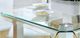 Furniture of America® Richfield II 5-Piece Glass Top Counter Height Table with Silver Legs-2