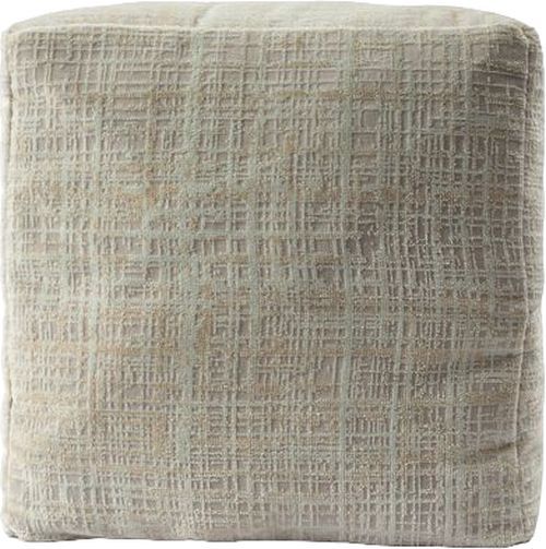 LR Home Beige Pouf -1