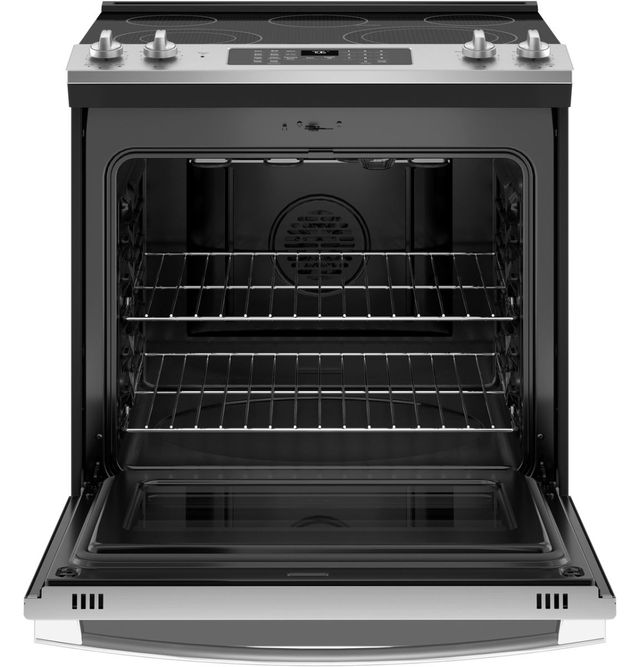 GE® 30" Slide In Electric Convection Range-1