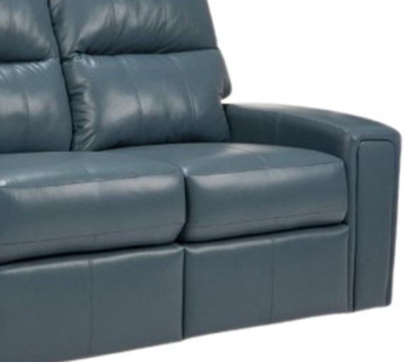 Decor-Rest® Furniture LTD Customizable M38500P Leather Power Reclining Sofa with Headrest and Lumbar-2