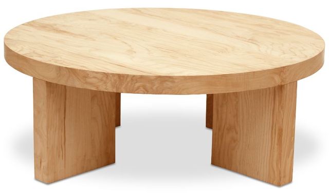 Moe’s Home Collection Oregon Blonde Round Coffee Table-1