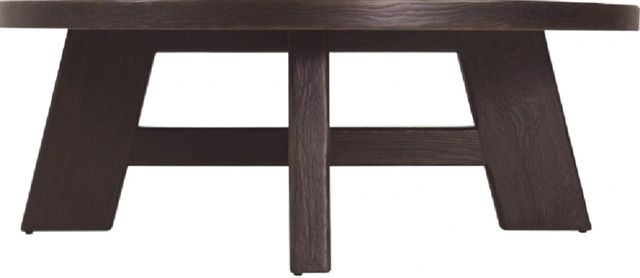 Hooker® Furniture Driftwood Burnt Timber Round Cocktail Table-2