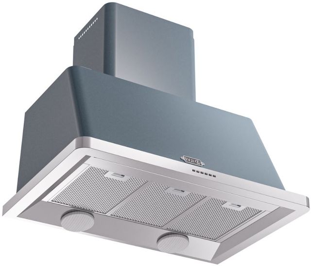 Ilve® Majestic II 36" Blue Gray Wall Mounted Range Hood-1