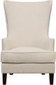 Elements International Kori Espresso/Heirloom Natural Accent Chair-1