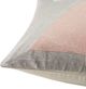 Olliix by INK+IVY Aero Blush 20" x 20" Embroidered Abstract Square Pillow-2