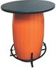 Million Dollar Navy/Orange Barrel Bar Table-0