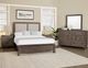 Artisan & Post by Vaughan-Bassett Customizable 123 Custom Express Linen King Upholstered Panel Bed-1