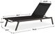 Uttermost® Bea Java Black Aluminum Outdoor Pool Chaise-2