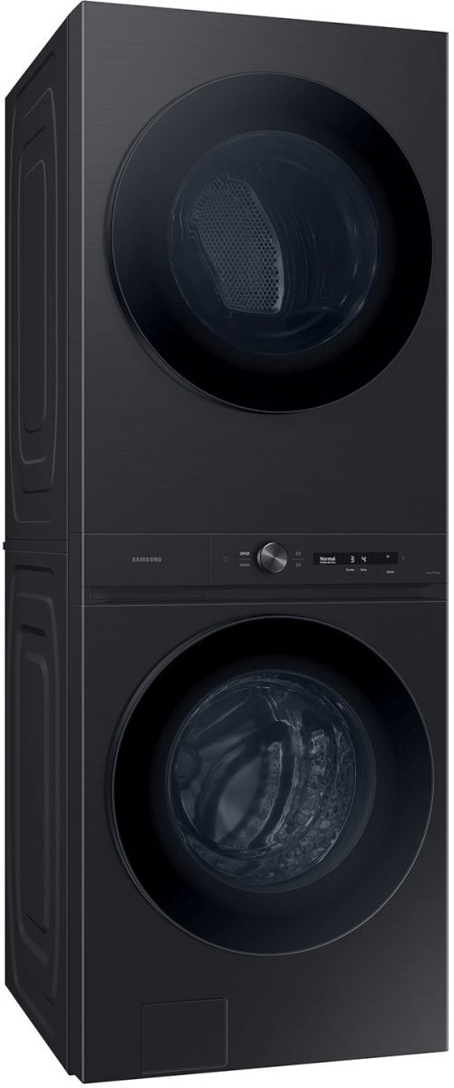 Samsung Bespoke Brushed Black Gas Laundry Center, 4.6 Cu. Ft. Washer, 7.6 Cu. Ft. Dryer-2