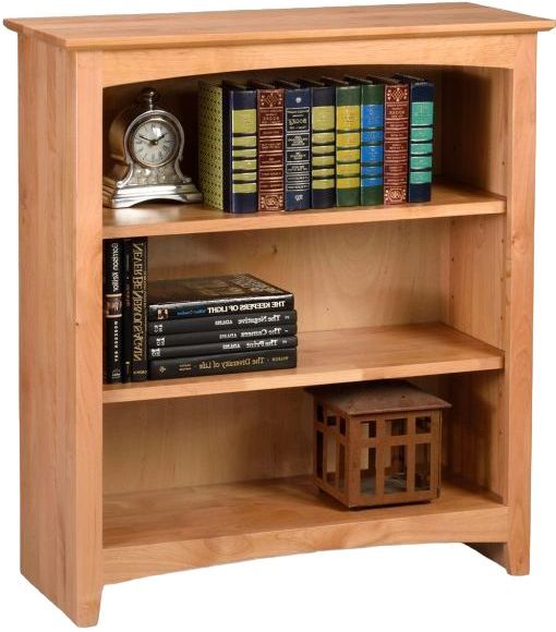 Archbold Furniture Customizable Alder Shaker 30"x36" Bookcase