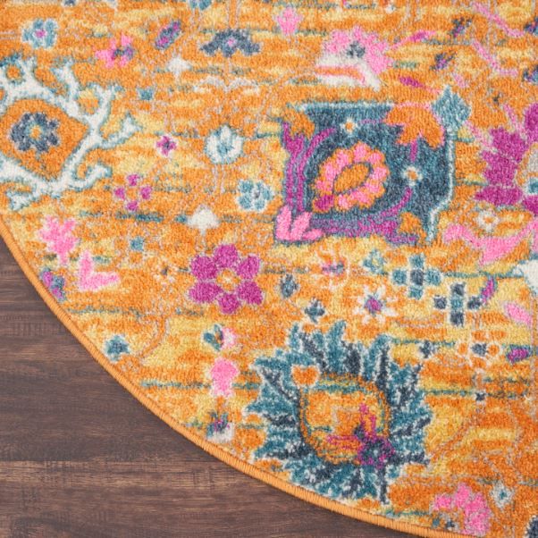 Nourison Home™ Passion 5' Round Style 6 Area Rug-2