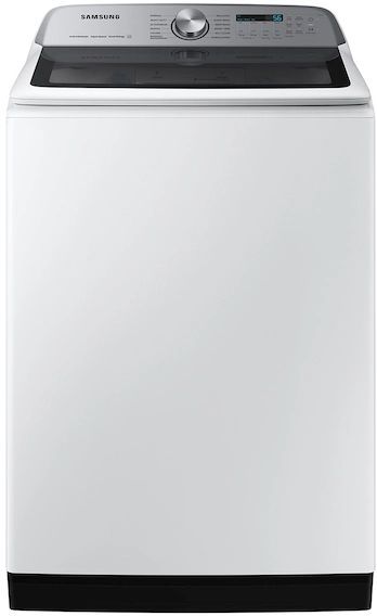 Samsung White Top Load Washer & Electric Dryer Laundry Pair-1