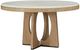 Parker House® Escape 5-Piece Glazed Natural Oak Mirage Mist Dining Set with Caster Chairs-3