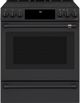Café™ Flat Black Front Control Electric Knobs and Handle Kit-4